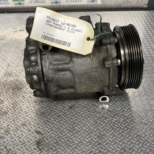 Compresseur air conditionne Peugeot 407 2.0 hdi 135 (2004-2010) 4 portes
