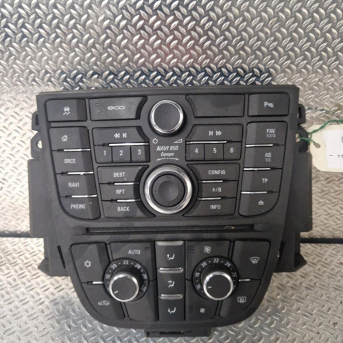 Commande de chauffage Opel ASTRA J 1.4 turbo (2010-2015)