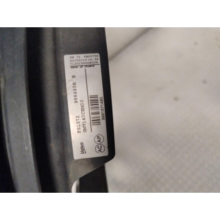 Ventilateur de refroidissement Citroën BERLINGO MULTISPACE 1.6 hdi 110 (2008)