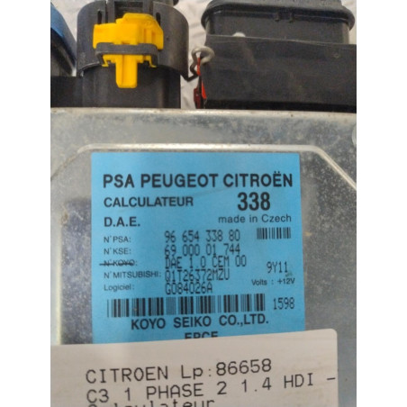 Calculateur de suspension ar Citroën C3 I 1.4 hdi (2003-2011) 5 portes