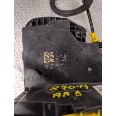 Serrure porte ard Opel ASTRA K 1.0 turbo (2015)