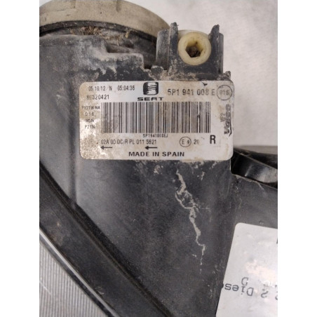 Phare droit Seat LEON 2.0 tdi 16v (2005-2012)