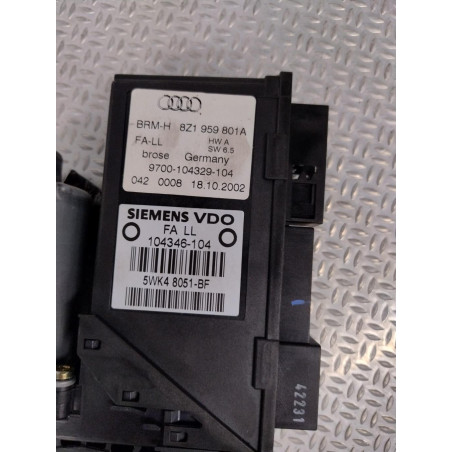 Mecanisme  moteur lève-glace avant droit Audi A2 1.4 tdi (2000-2005) 5 portes