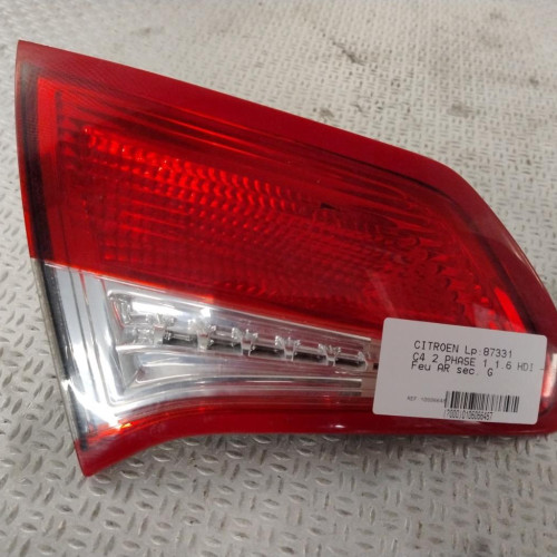 Feu arrière interieur gauche Citroën C4 II 1.6 hdi 110 (2009) 5 portes