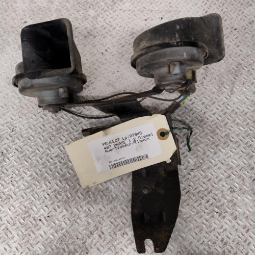 Klaxon  - avertisseur Peugeot 407 2.0 hdi 135 (2004-2010) 4 portes