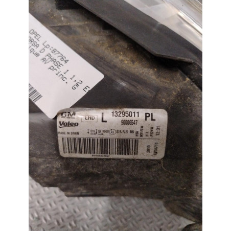 Phare gauche Opel CORSA D 1.2 (2006-2014) 5 portes