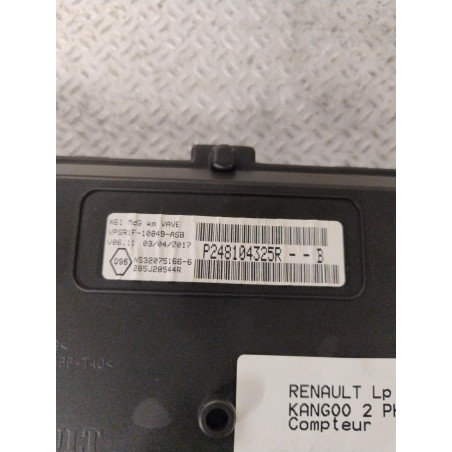 Compteur Renault KANGOO Express 1.5 dci 75 (2010) 4 portes