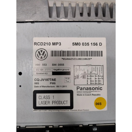 Autoradio Vw POLO V 1.2 tdi (2009) 5 portes