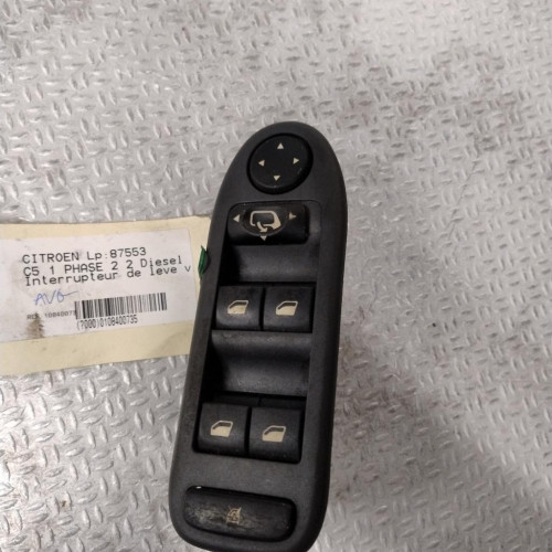 Commande lève-glace porte avant gauche Citroën C5 II 2.0 hdi (2004-2008) 5 portes