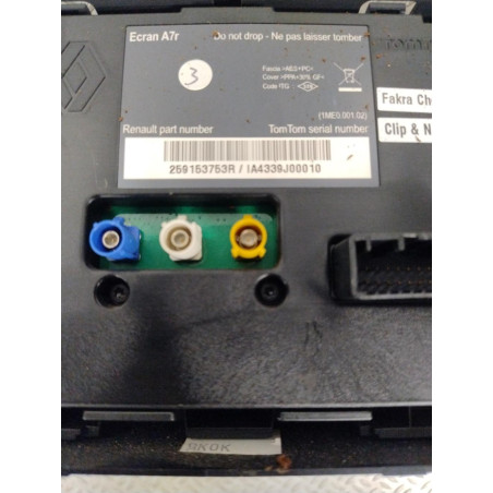 Autoradio Renault LAGUNA Coupé 2.0 dci (dt01, dt08, dt09, dt0k, dt12, dt1c, dt1d, dt1m,... (2008-2015) 2 portes
