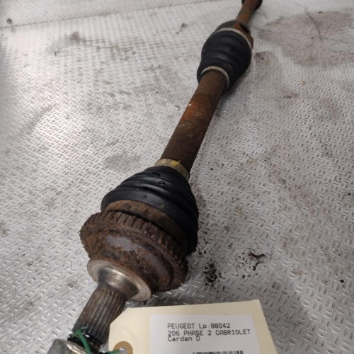 Transmission avant droite Peugeot 206 CC 1.6 16v (2000-2007) 2 portes