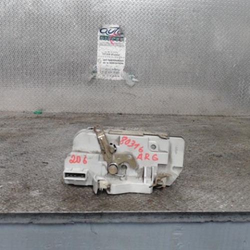 Serrure porte arg Peugeot 206 SW 2.0 hdi (2002-2007)
