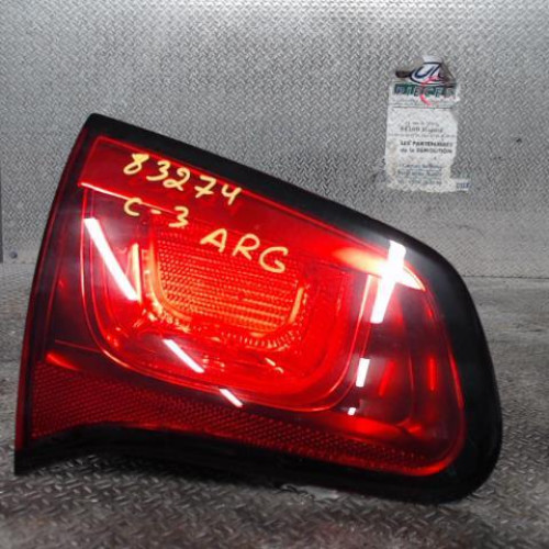 Feu arrière interieur gauche Citroën C3 II 1.4 (2009-2016) 5 portes