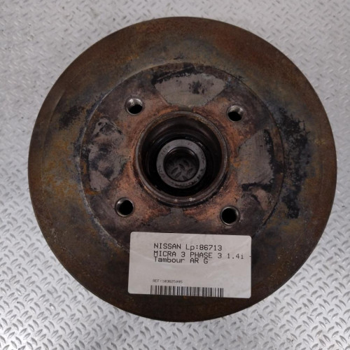 Tambour arrière gauche Nissan MICRA III 1.4 16v (2003-2010)
