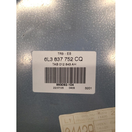 Mecanisme  moteur lève-glace avant droit Seat IBIZA III 1.9 tdi (2002-2009) 5 portes