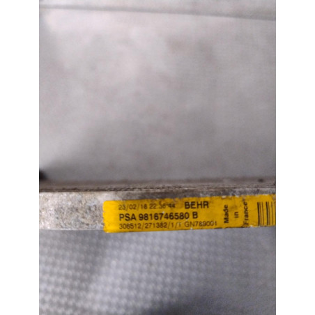 Condenseur clim Citroën C4 PICASSO II 1.6 bluehdi 100 (2014)