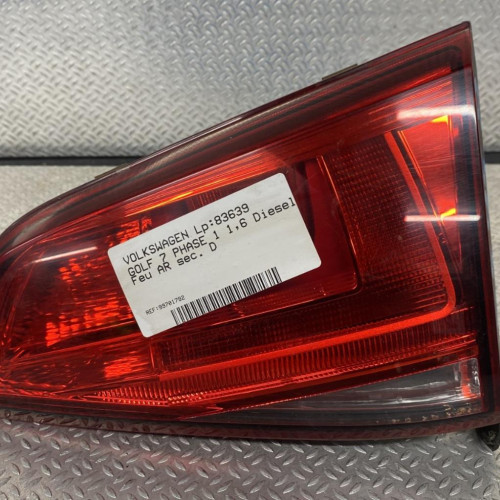 Feu arrière intérieur droit Vw GOLF VII 1.6 tdi (2012-2017)