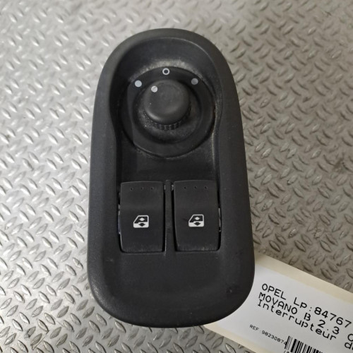 Commande lève-glace porte avant gauche Opel MOVANO B Camion plate-forme-Châssis 2.3 cdti fwd (2010)