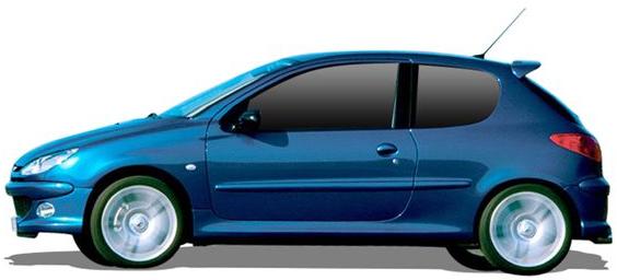 Peugeot 206 3/5 portes 2.0 rc (2003-2007)